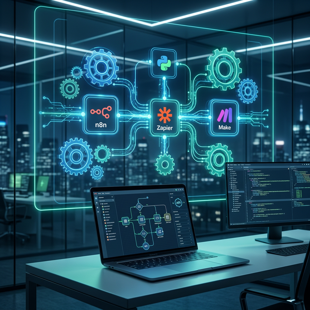 Node-based automation workflow on screen